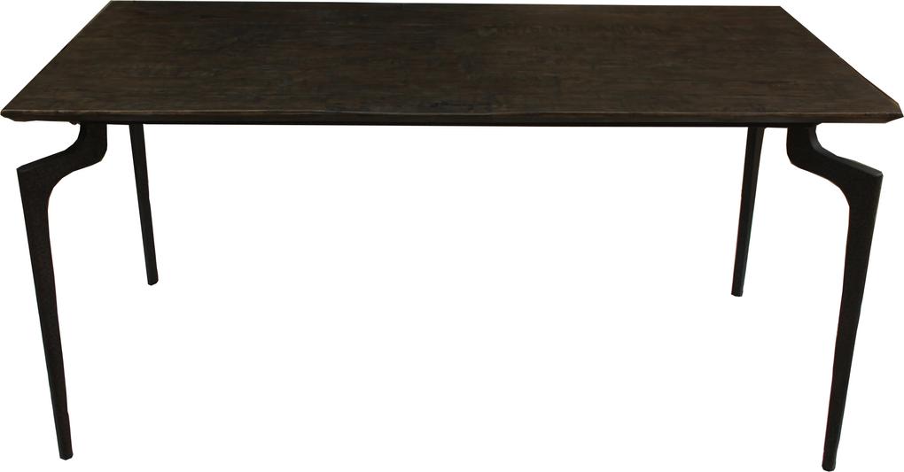 Masa dining cu blat din lemn Wooden Small 160x80cm | NORDAL