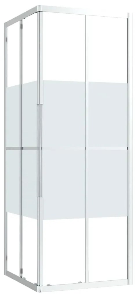 Cabina de dus, 80x80x180 cm, ESG transparent and frosted, 80 x 80 x 180 cm, Mat