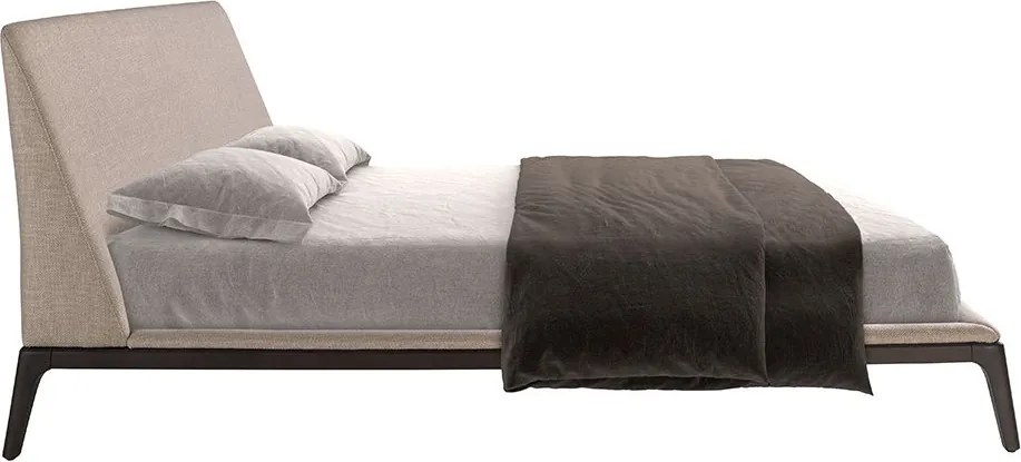 Pat dublu tapitat design LUX Grey 180x200cm