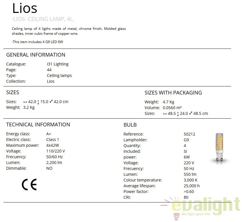 Plafoniera design modern Lios SV-867234