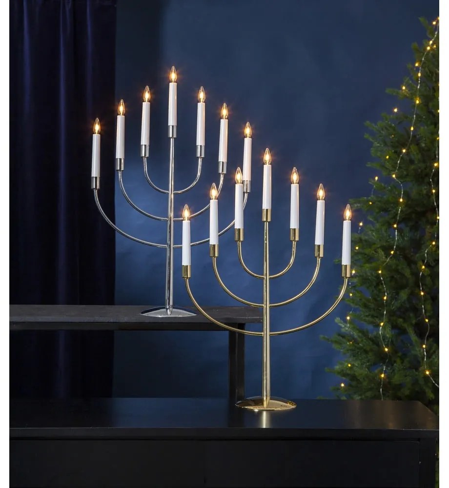 Decorațiune luminoasă de Crăciun aurie Titus – Star Trading