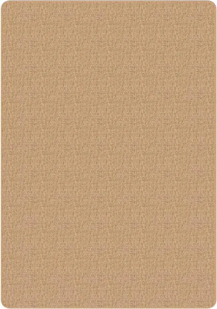 vidaXL Covor de iută cu suport din latex, 140x200 cm, Natural