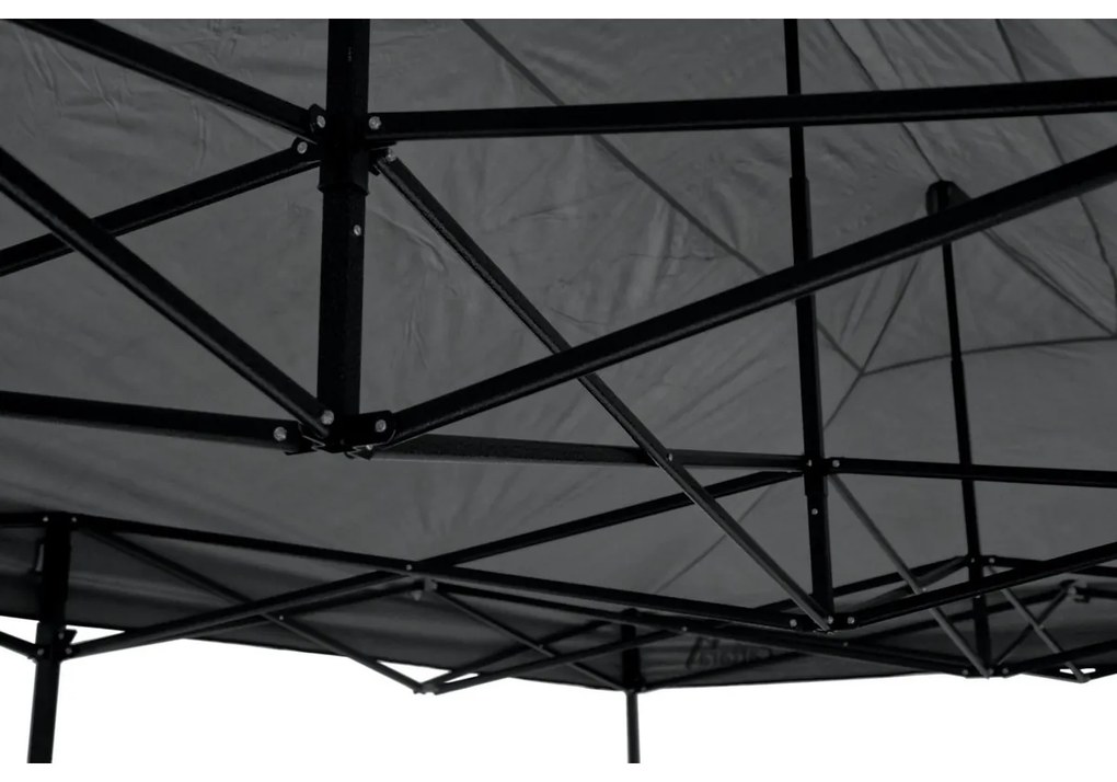 Cattara 13343 Cort de petrecere foarfecăimpermeabil, gri , 3 x 6 m, L