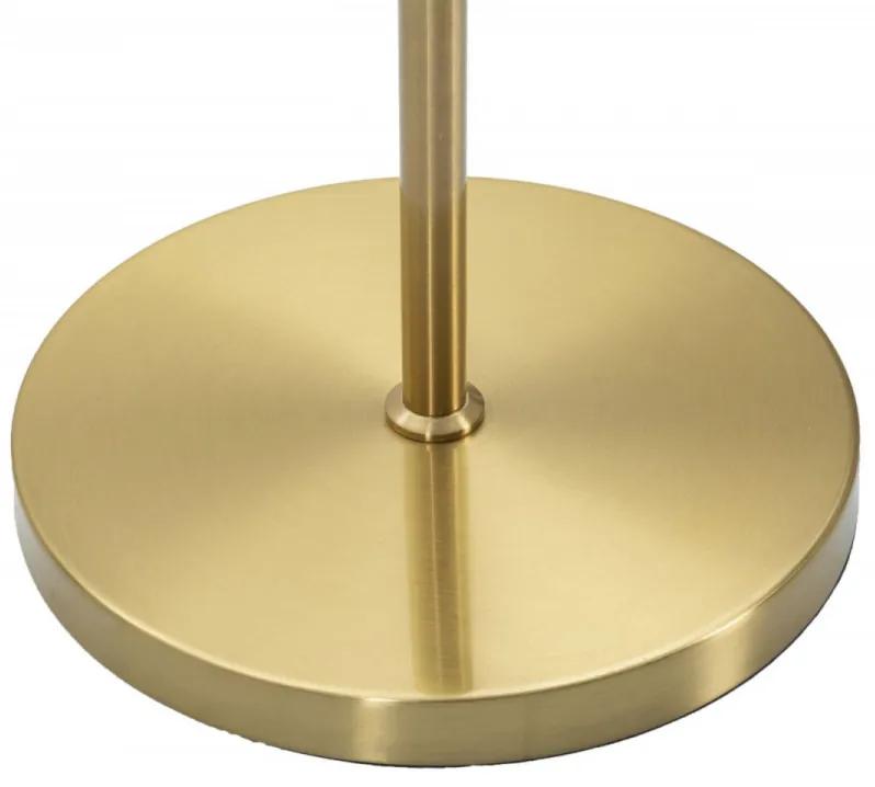 Lampadar auriu din metal si sticla, Ø 25 cm, soclu E14, max 40W, Glamy S4 Mauro Ferreti