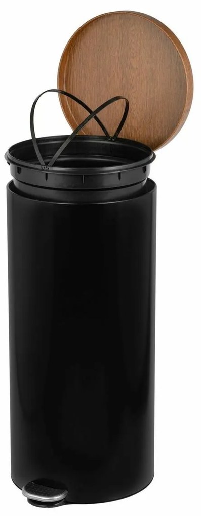 Coș cu pedale Alda Sherwood Freedom Fresh 30 l,negru, 30 l
