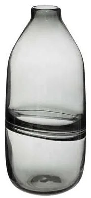 Vaza Sticla Bottle Gri H30