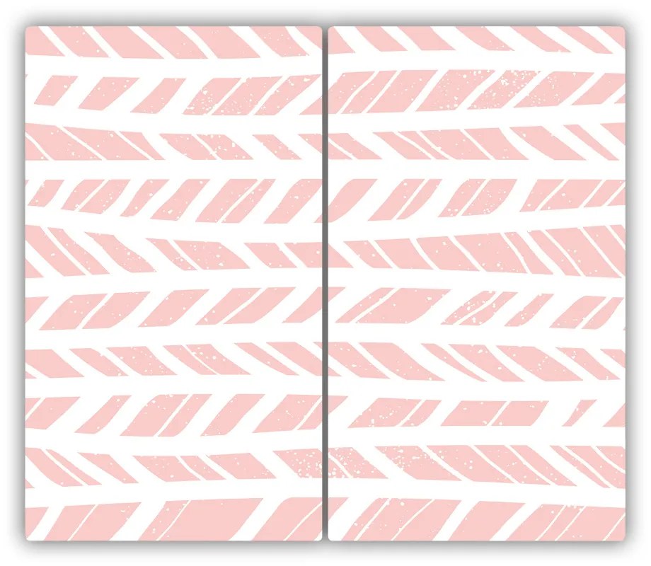 Tocator din sticla herringbone