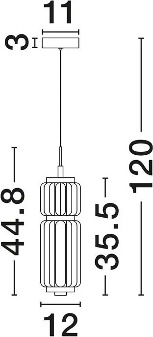 Pendul LED stil modern LIESSA