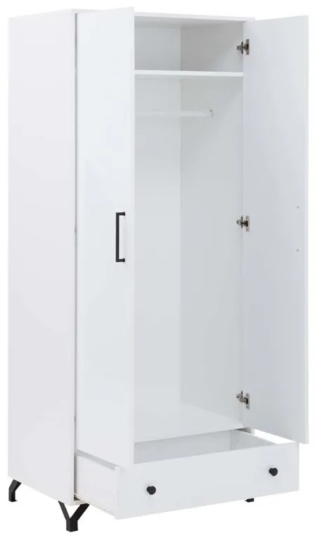 Dulap Anders 80 cm cu sertar - alb