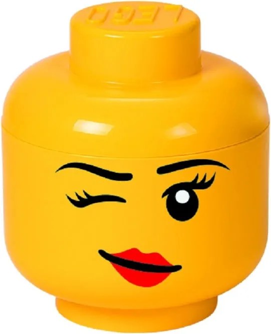 Cutie depozitare LEGO® Winky S, galben, ⌀ 16,3 cm