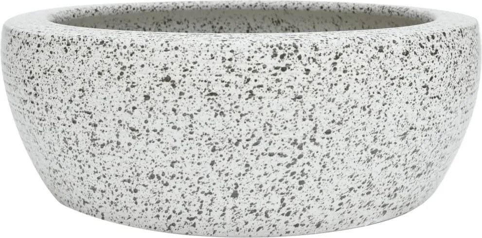 vidaXL Lavoar de blat, gri, rotund, Φ41x14 cm, ceramică