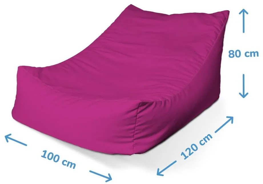 Sac de șezut Lounge stele pe albastru, colorat