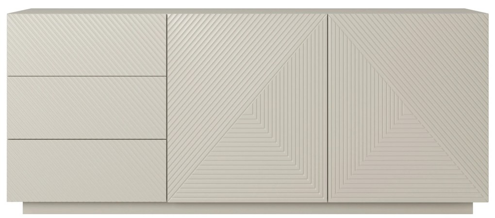 Comodă cu sertare pe soclu Asha 167 cm - cashmere