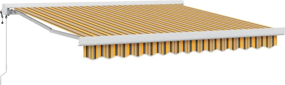 vidaXL Copertină Multicolour 300 x 250 x 165 cm Poliester și Aluminiu