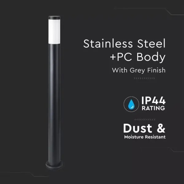 Lampă de exterior 1xE27/60W/230V IP44 110cm neagră