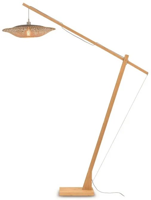 Lampadar din bambus KALIMANTAN orizontal L natur, 60cm