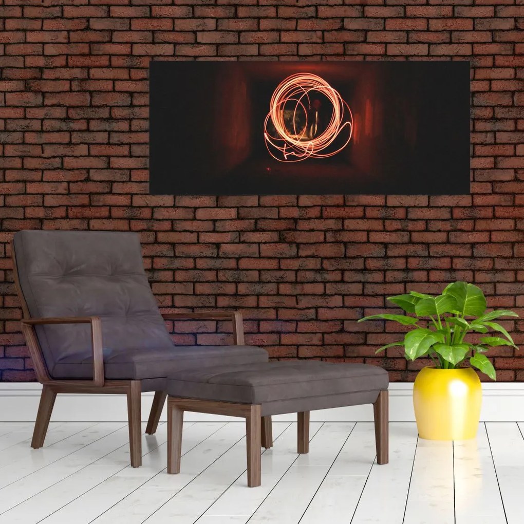Tablou - linii în tunel (120x50 cm)