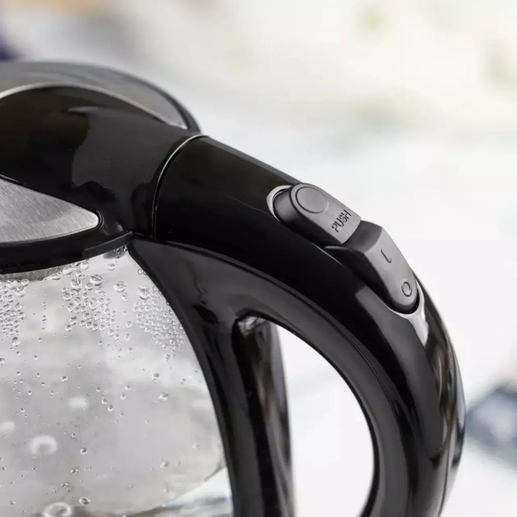 Fierbător electric din sticlă cu LED, 1.7 L, Klausberg KB-7886