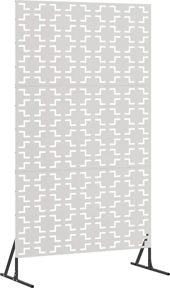 vidaXL Ecran de intimitate Gri 100 x 50 x 180 cm Oțel