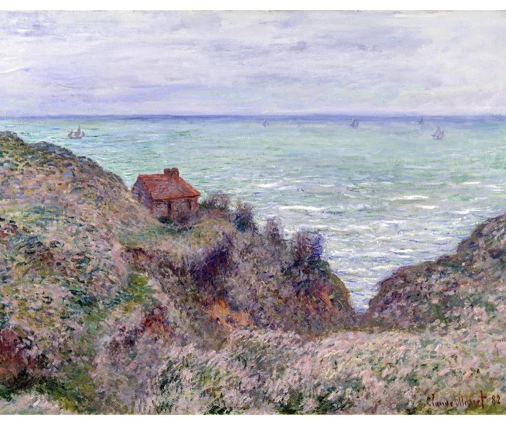 Reproducere tablou Claude Monet - Cabin of the Customs Watch, 50x40 cm