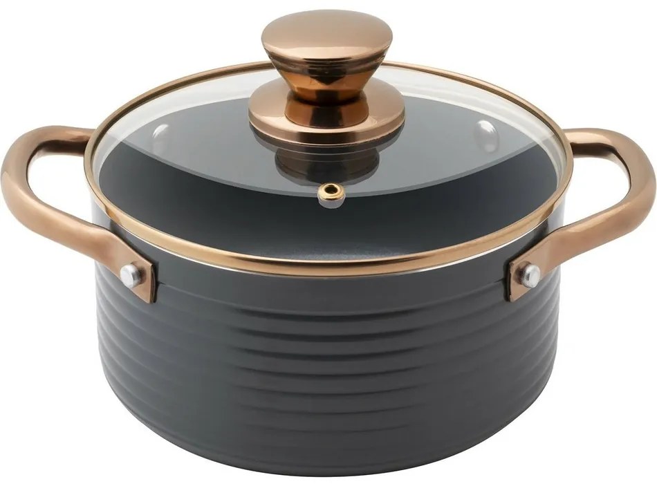 Oala cu capac Lamart LT1239 Orro diametru 18cm, diam. 18 cm