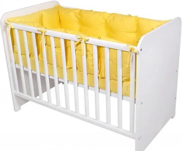 Lorelli - Set protectii laterale pentru pat 4 piese, 60 x 120 cm, Yellow