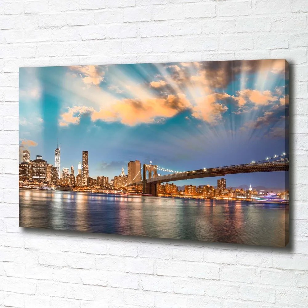 Imprimare tablou canvas Podul brooklyn