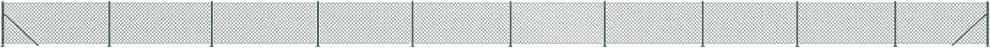 vidaXL Gard plasă de sârmă cu bordură, verde, 1x25 m