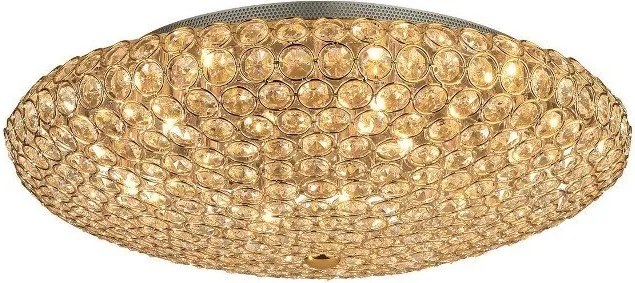 Plafonier cristal Venezian diam.53,5cm KING PL9 ORO 073262