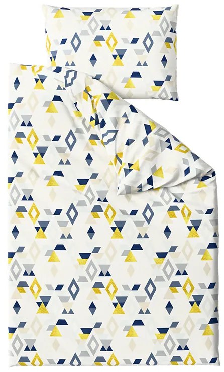 Lenjerie de pat din microfibra GEOMETRICA colorata Dimensiune lenjerie de pat: 70 x 90 cm | 140 x 200 cm