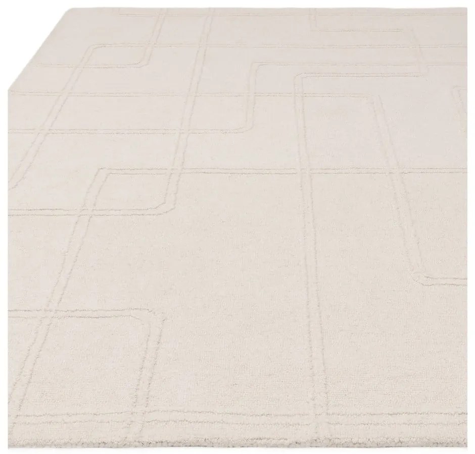 Covor crem handmade din lână 160x230 cm Ada – Asiatic Carpets