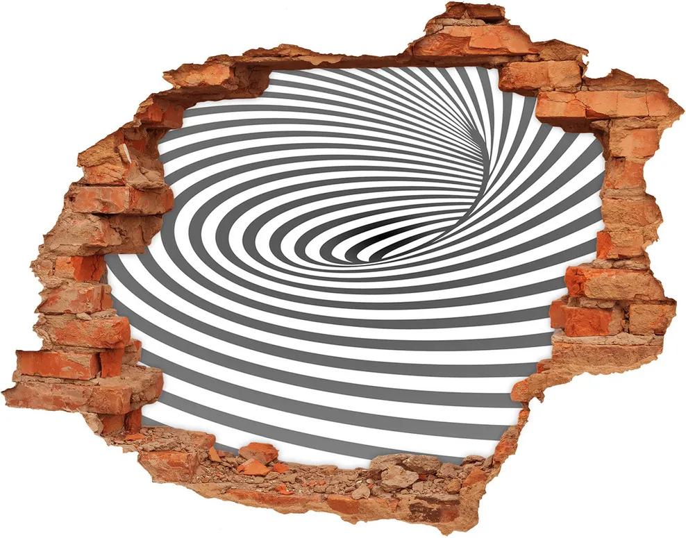 Autocolant de perete gaură 3D În spirală benzi