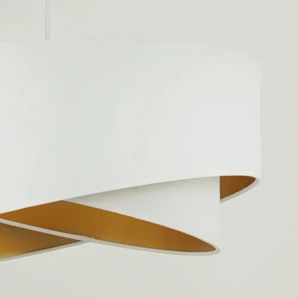 Lustră LED pe cablu Brilagi LYRA 1xE27/15W/230V alb/auriu