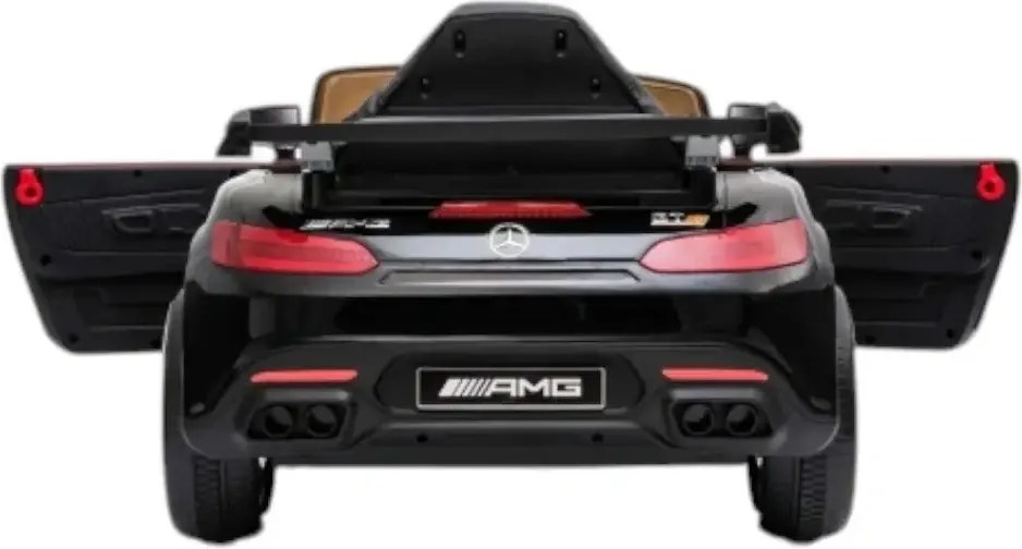 Masinuta Electrica cu acumulator pentru copii NOVOKIDS™ Mercedes AMG GTR , Roti din Cauciuc EVA, 3-8 ani , usi cu deschidere , Baterie12V, 2 Viteze,