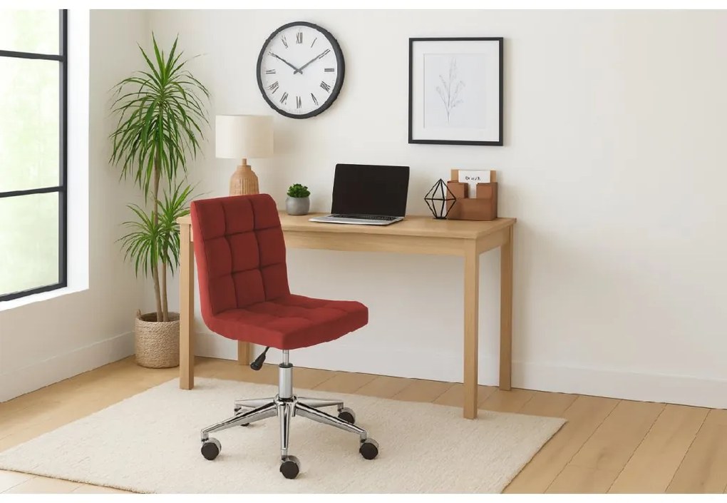 Scaun de birou VELVET Q-020 bordeaux