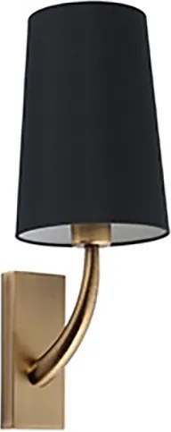 Aplica de perete eleganta design clasic REM auriu/negru