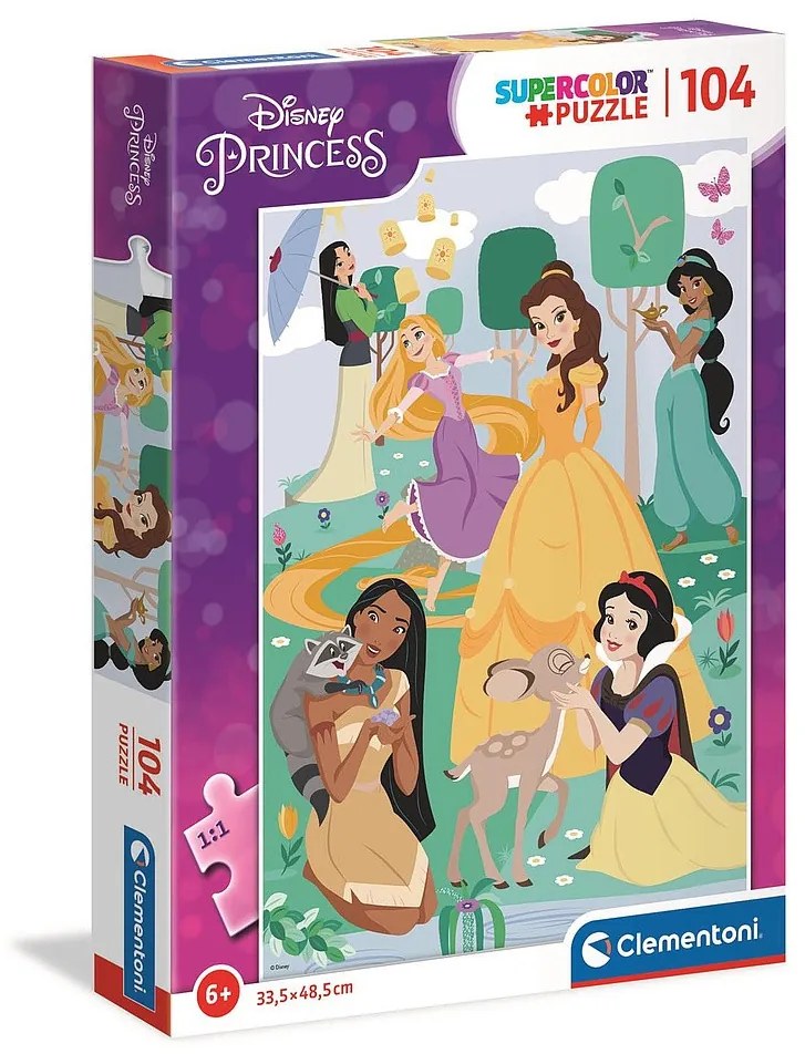 Prințesele Disney Animals Puzzle Clementoni 104 piese
