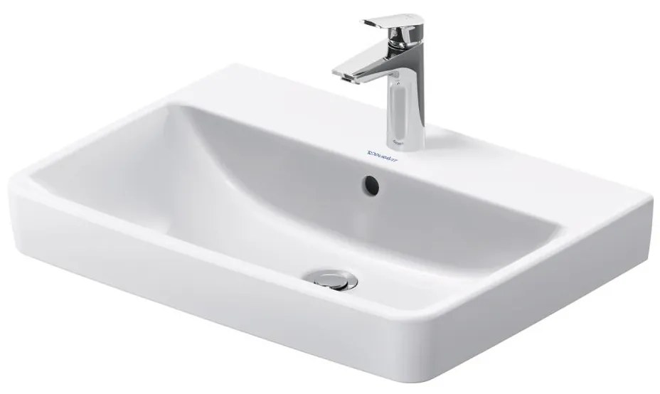 Duravit 23756500002 - Lavoar suspendat D-NEO 65 x 46 cm ceramică/alb lucios