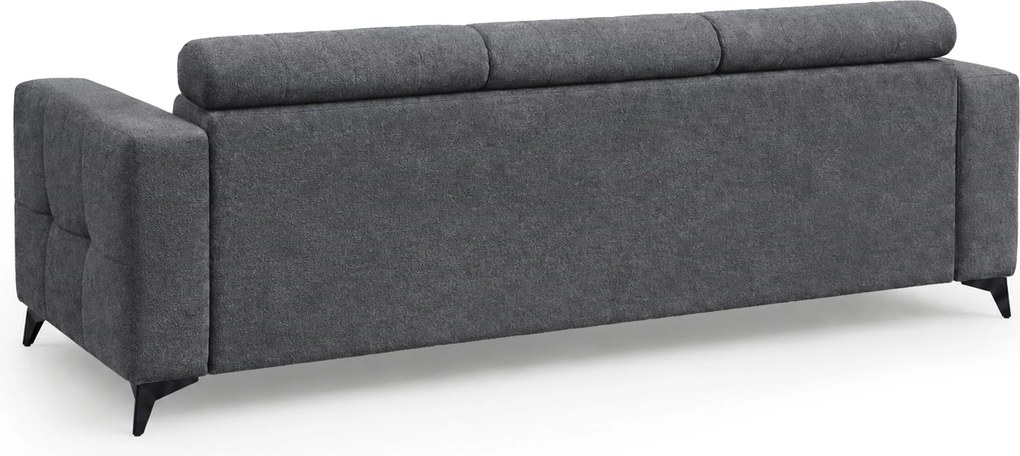 Canapea extensibilă Nardo - chenille gri Vibe 95
