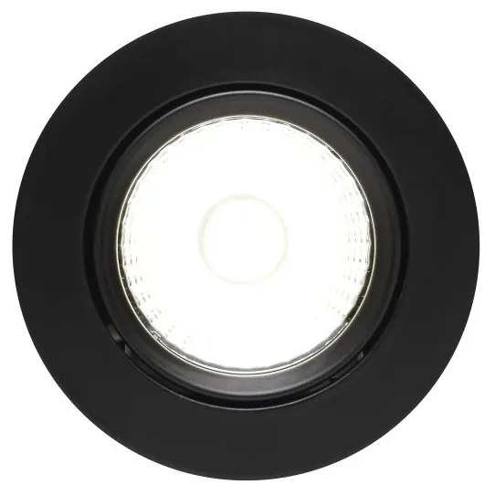 Set de 3 spoturi incastrabile LED dimabil Fremont 3-Kit 4000K negru
