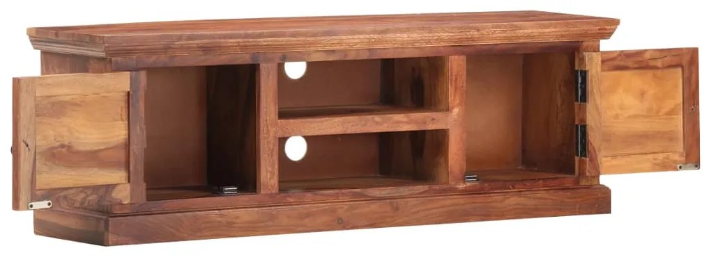 Comoda TV, 120 x 30 x 40 cm, lemn masiv de sheesham