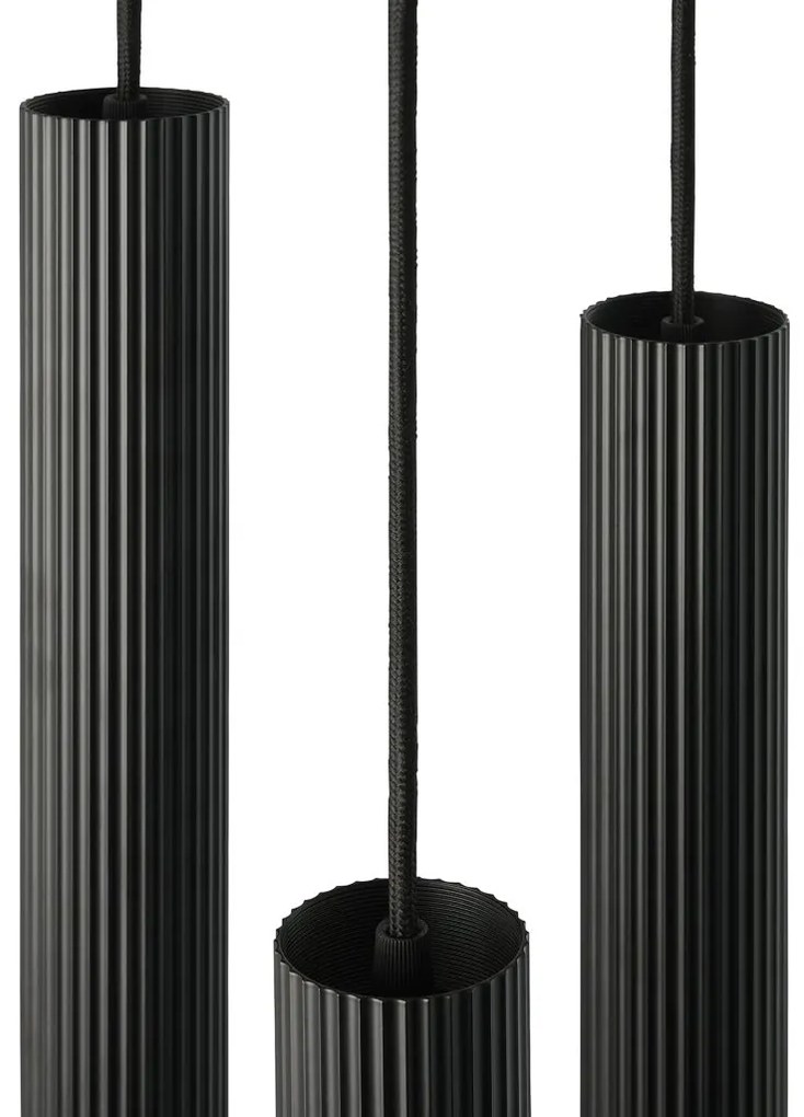 Lustra suspendata design scandinav Vico 3L negru
