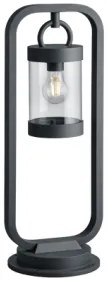 Mini stalp exterior 1 bec E27 cu senzor Sambesi 504160142 Trio