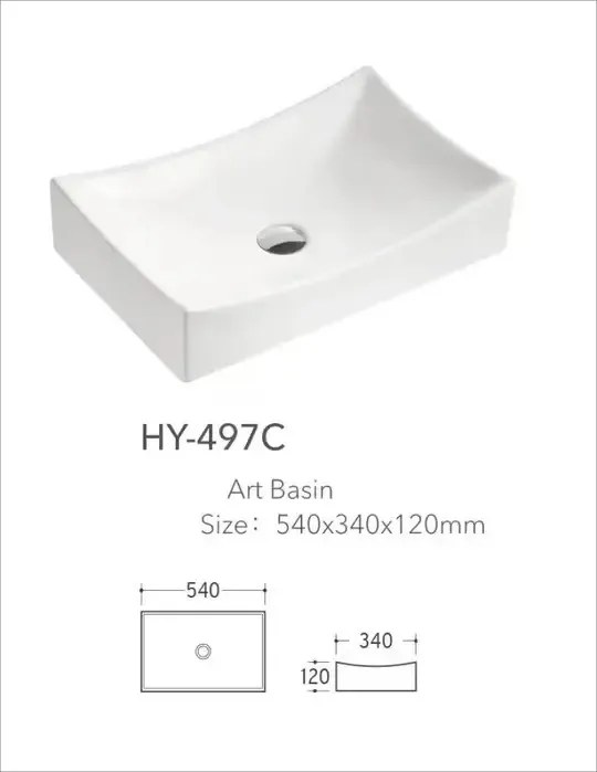 Lavoar Aplicat Modern Line 54×34CM – HY-497C