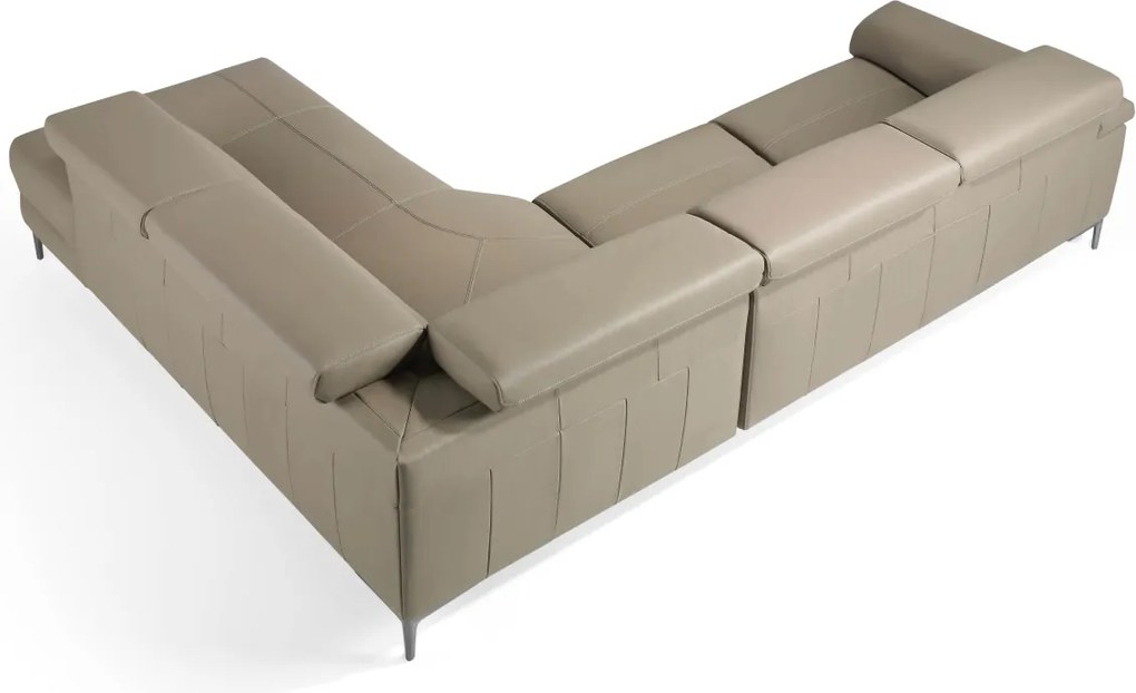 Coltar design LUX cu sezlong dreapta, functia relax Serena AC-5320-R