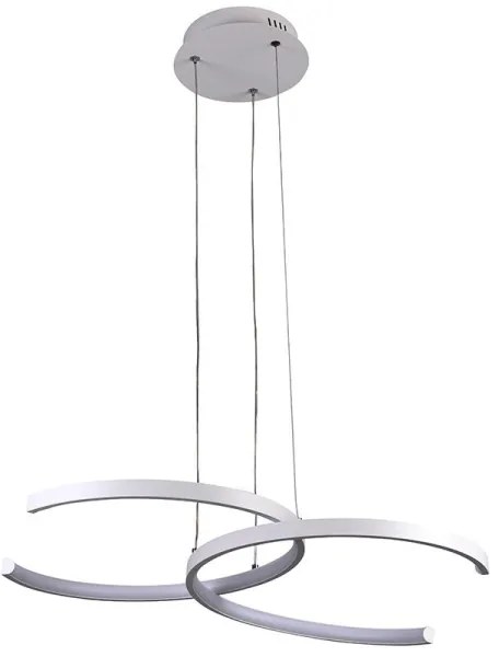 Lustră LED dimabilă pe cablu LED/50W/230V 3000-6500K + telecomandă