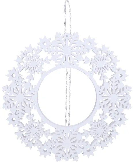 Brilagi - Decorațiune de Crăciun LED/2xAA, coroană de 30 cm