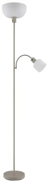 Lampă de podea HINTON Globo 59947S 1xE27/40W/230V + 1xE14/25W