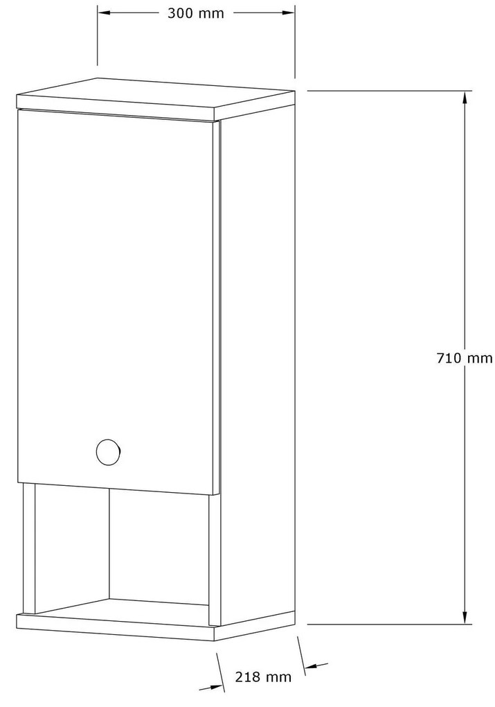 Cabinet de baie Mis - Sapphire