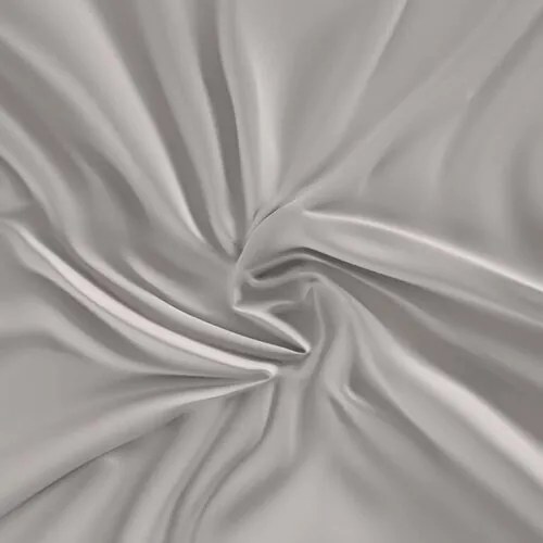 Cearșaf Kvalitex Satin cu bandă elastică grideschis, 90 x 200 cm